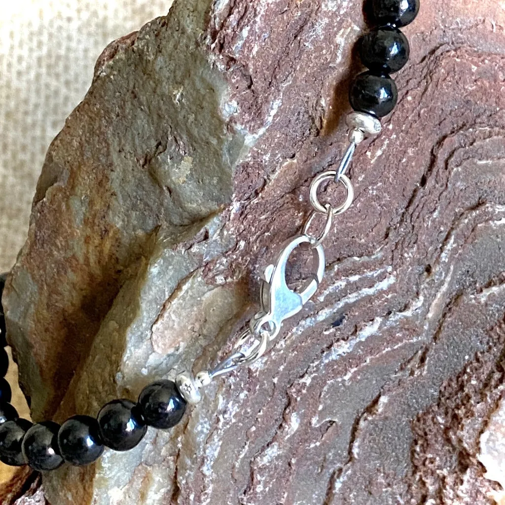 7 Chakra Gemstone Bracelet With Shungite For Whole Body Energy Balance