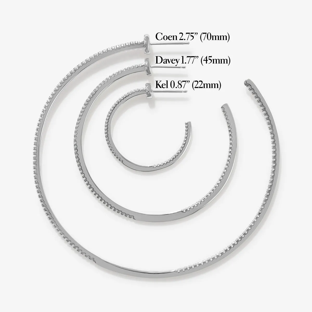 Davey hoop earrings