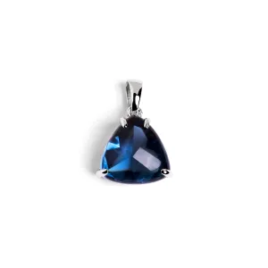 Sapphire Silver Necklace