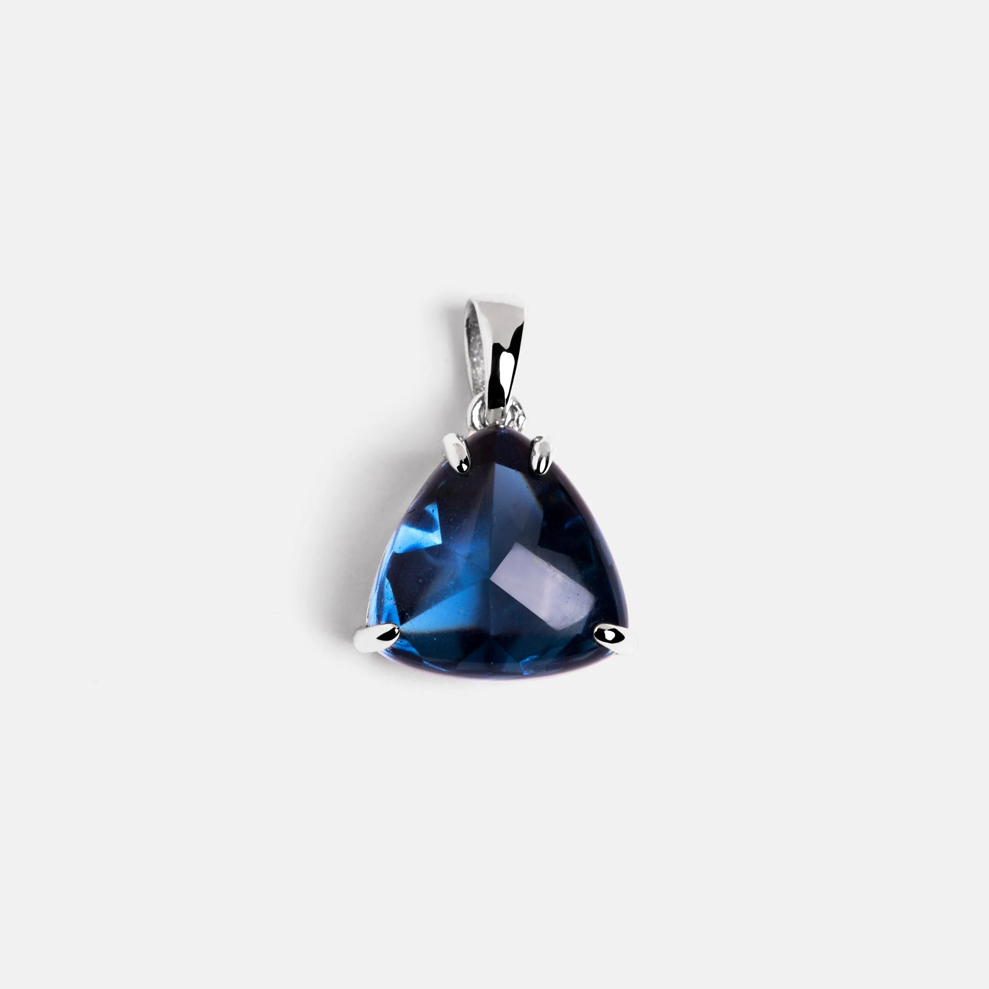 Sapphire Silver Necklace